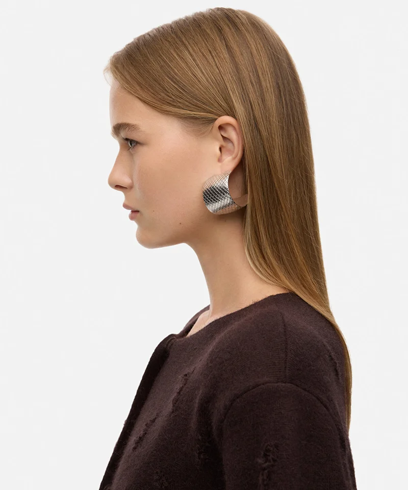 ابيكول Textured Earrings